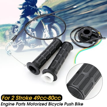 Handle bar Grip & Throttle Cable 49cc 66cc 80cc Motorized Bicycle Bike
